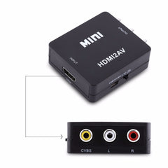 Digital HDMI to RCA Composite Video Audio AV CVBS Adapter Converter 720p/1080p Mini HDMI to AV Converters