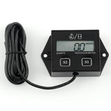 Digital Timers Tach Hour Meter Motorcycle electronic Tachometer in Car with Wire Gauge LCD Display For Motor Stroke Engine Spark