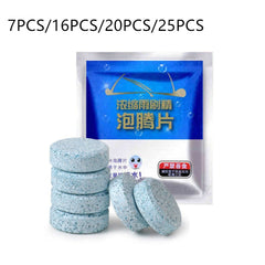 Effervescent Tablets for Auto Car Windshield Glass Clean Washer Tablets Detergent Car Window Cleaner 16 tablets