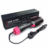 Electric Pro Hair Dryer Comb Multifunctional Infrared Negative Ion Hot Air Comb Straight Hair Curling Comb Hairdryer