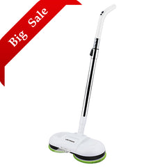 (FBA)LIECTROUX F528A Wireless Electric Mop with Waxing ,Wet Dry Cleaning ,Water Spay,Mopping Robot Non-Vacuum Cleaner, LED Light