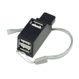 Factory Price New 3 Port Mini High Speed USB 2.0 HUB Adapter For Notebook PC Smartphone 51228
