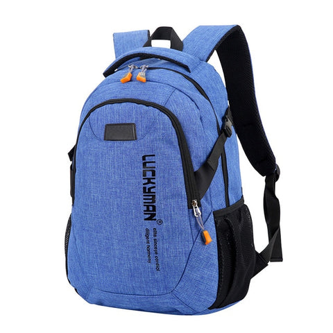 Fashion Causal Waterproof Backpack canvas Travel bag Backpacks Unisex laptop bags Designer student bag Mochila Masculina #YL5