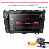 For HONDA CRV CR-V CR V 2007-2011 GPS Navigation 8" Car Stereo 2DIN DVD Player Radio BT Subwoofer/Output/TPMS/DAB+/Mirrorlink/3G