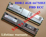 For Hynix 4GB 8GB 2GB DDR2 667MHz PC2-5300 2Rx4 FBD ECC Server memory FB-DIMM RAM Lifetime warranty