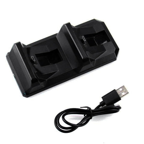 For Sony PlayStation4 Controller Dual Micro USB Charger Charging Docking Dock Station Stand for PS4 Controller With USB Cable