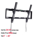 General Ultra Slim Plasma Tilted TV Mount Monitor LCD LED HD TV Stand Wall Mount Bracket Fit for 26"-55" Max Support 40KG Weight