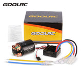 GoolRC RC Car Model Part 540 45T Brushed Motor + 60A Brushed ESC Electronic Combo Hybrid for 1/10 RC Cars Consumer Electronics