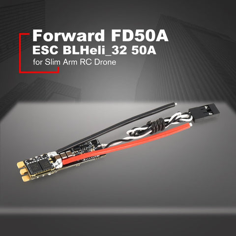 HGLRC Forward FD50A ESC BLHeli_32 50A 2-6S Dshot 1200 Electronic Speed Control for Slim Arm Frame RC FPV Racing Drone