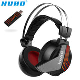 High-tech Wireless 7.1 Surround Sound USB Stereo Gaming Headset Over Ear Noise Isolating LED Monitor Headphones for PS4 PC Gamer