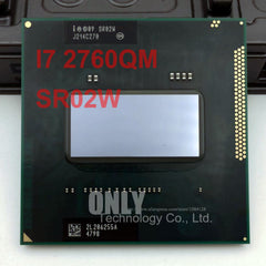 INTEL Laptop CPU SR02W i7-2760QM Intel Core i7 Mobile CPU i7 2760QM Central processor 6M PGA 2.4GHz to 3.5GHz SRO2W