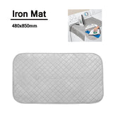 Ironing Mat Pad  Compact Portable Washer Dryer Cover Board Heat Resistant Blanket Mesh Press Clothes Protector