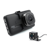 JUEFAN car dvr camera 1080p dash cam High-definition car video recorder dvr car mirror camera Dual camera lens dashcam
