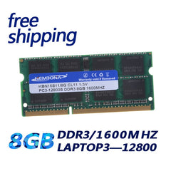 KEMBONA free shipping Momery Module Notebook Laptop DDR3 8GB DDR3 8G 1600Mhz PC3-12800 SO-DIMM RAM For MacBook Mac Mini