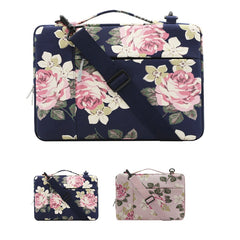 MOSISO Canvas Laptop Sleeve Case Shoulder Bag for Macbook Air Pro Asus Dell HP Acer 11 13 14 15.4 15.6 Surface pro Notebook Bag