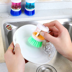 Magic Stainless Steel Cleaning Brushes Cleaning Stick Pot Brush Kitchen Clean Tool Holde Dish Washer Kitchen Accessories #L
