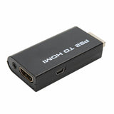 Mini for PS2 to HDMI Video Converter Adapter with 3.5mm Audio Output for HDTV PC Support Plug And Play