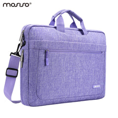 Mosiso 13.3 15.6 17 inch Laptop Polyester Messenger Bag for Macbook Pro Air Retina 13 15 Notebook Asus Acer Lenovo for Women Men