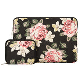 Mosiso 13.3 inch Roses Women laptop bag for Macbook Air 13 Mac book Pro Acer Asus Notebook etc also for iPad Pro 12.9