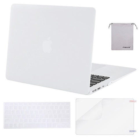 Mosiso Laptop Protector Shell Case for MacBook Air 13 2017 2016 2015 2014 2013 +Silicone Keyboard cover / Screen protector / bag