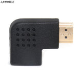 NEW Big promotion Portable 90 Degree Vertical Flat HDMI Male to Female Adapter Drop shipping