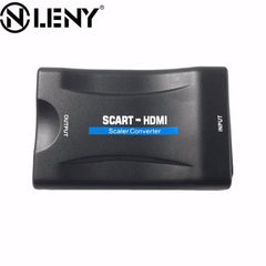 Onleny 1080P Scart To HDMI Converter Audio Video Adapter For HDTV Sky Box STB For Smartphone HD TV DVD K5 US EU UK AU Plug