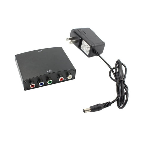 Onleny 1080p Component to HDMI Converter RGB YPbPr to HDMI Converter AV Video Audio HDCP YPbPr/RGB + R/L audio to HDMI Converter