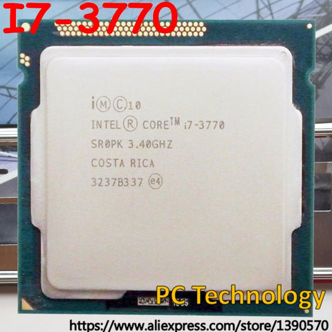Original Intel processor I7 3770 8M Cache, 3.40GHz Quad-core LGA1155 77W desktop I7-3770 CPU Free shipping ship out within 1 day