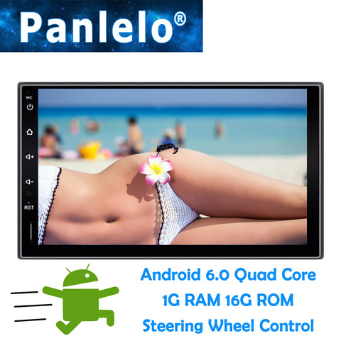 Panlelo 7 Inch 2Din Android Car Stereo GPS Navigation Head Units AM/FM/RDS Radio Smart multimedia player Support BT WiFi