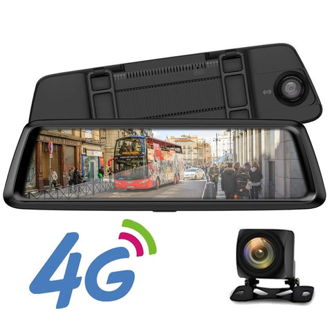 Panlelo Car DVR GPS Navigator Camera 3G /4G 10"Android Stream Media Rear View Mirror FHD 1080P GPS Mirror GPS Dash Cam Recorder