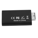Premium Version For PS2 To HDMI Video Converter Adapter Practical For PS2 Ypbpr USB/5V Input HDMI Audio Output Black