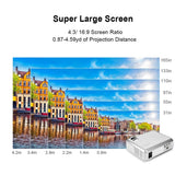 Projector 1920x1080 Smart Android HiFi SRS Audio USB Full HD Video LED HDMI VGA 1080P Home Theater Projector UK Plug