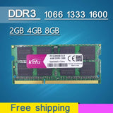 Sale Ram DDR3 4GB 8GB 2GB 1066 1333 1600 1066mhz 1333mhz 1600mhz DDR3L DDR3 4GB 8GB SODIMM Sdram Memory Memoria Laptop Notebook