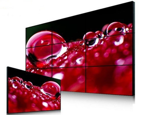 Samsung DID LED LCD TV screen 46 inch 3x3 LCD video wall with 5.7mm screen to screen 4K display supported