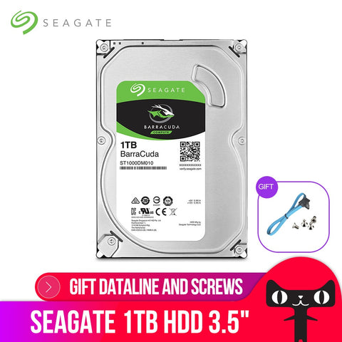 Seagate 1TB Desktop HDD Internal Hard Disk Drive 7200 RPM SATA 6Gb/s 64MB Cache 3.5"inch HDD Drive Disk For Computer ST1000DM010
