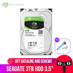 Seagate 3TB Desktop HDD Internal Hard Disk Drive Original 3.5 '' 3 TB 5400RPM SATA 6Gb/s Hard Drive For Computer ST3000DM007