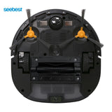 Seebest F780/F780A Robotic Vacuum Cleaner with Large Water Tank, Gyroscope Navigation, Time Schedule, V Rolling Brush for Carpet