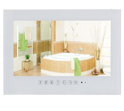 Souria 32 inch Big Screen Bathroom LED TV / Waterproof TV Black/White IP66 Frameless Hotel Television Full HD 1080