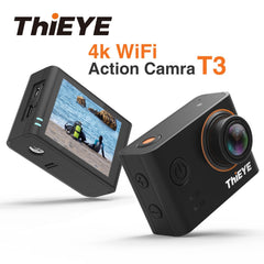 ThiEYE T3 4K WiFi Action Camera With 180 Degree Image Rotation And Car Mode Sport Cam Charging Waterproof Case video Camera