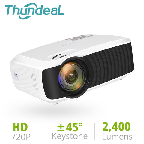 ThundeaL T23K Mini Projector 2400 Lumens 1280*720 Portable Video HD T4 Mini Beamer HDMI VGA Home Theater Optional T22 Projector
