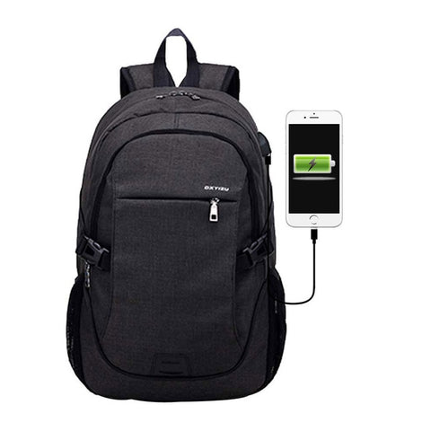 USB Charge Backpack Male Mochila Escolar Laptop Backpack Men Women School USB Bags Business Anti-Thief Backpack Teens  #YL5