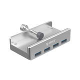 USB Hub USB 3.0 HUB Charging Hub Professional Clip Design Aluminum Alloy 4 Ports Portable Size Travel Station for Laptop