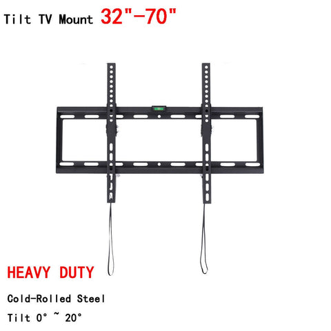Universal Tilting Plasma LCD LED TV Bracket Ultra HD TV Wall Mount Bracket Fit for 32"-70" Max Support 50KG Weight