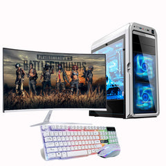 Wholesale desktop computer cpu i7 Ram 8GB HDD 480GB gaming desktop computer pc with 32inch monitor
