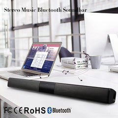 Wireless Bluetooth Column Soundbar Stereo Speaker Powerful TV Home Theater 2.0A Built-in Battery Sound Bar TF USB Sound Bar