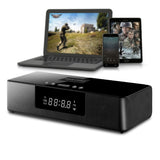 Wireless Bluetooth Column Soundbar Stereo Speaker Powerful TV Home Theater 4.0A Built-in Battery Sound Bar TF USB Clock Display
