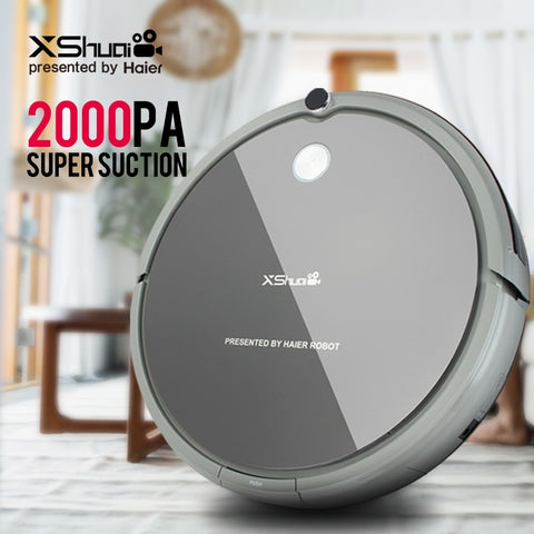 XShuai HXS-G1 Vacuum Cleaner Robot Wireless 2000PA Super Suction Auto Recharge Gyro Navigation Sweep Drag For Wood Floor Carpet