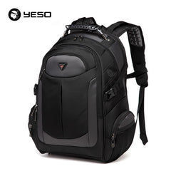 YESO Brand Laptop Backpack Men's Travel Bags 2019 Multifunction Rucksack Waterproof Oxford Black Computer Backpacks For Teenager