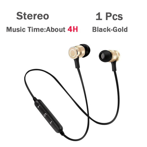 YOU FIRST Headphone Wireless Bluetooth Earphone Sport Stereo Headset With Mic Metal Magnetic Audifonos Bluetooth For phone
