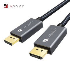 iVANKY 4K@60Hz DisplayPort Cable 3m/9.8ft High Speed Display Port to Displayport Cable for Laptop,PC,TV 2K@165Hz, 2K@144Hz, DP++